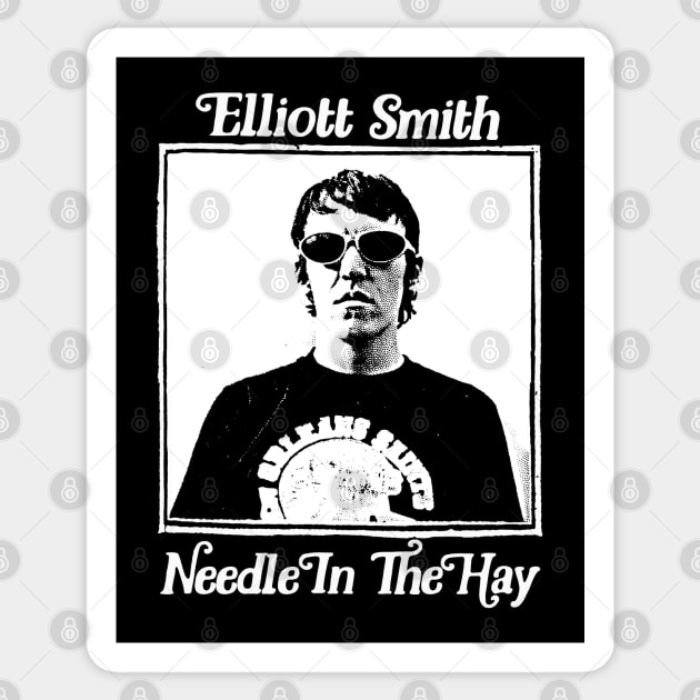 Elliott Smith // Retro Styled Fan Art Design Sticker by DankFutura